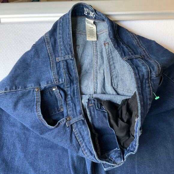 Terra & Sky Women Denim Straight Leg Jeans Size 20W, Blue - Picture 9 of 10